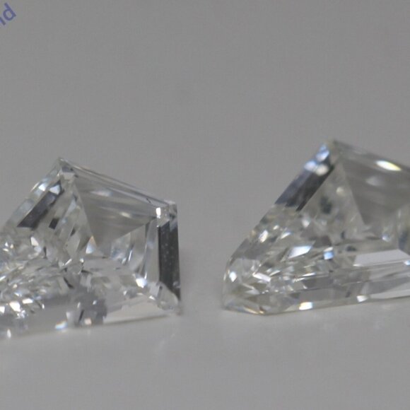 A Pair Of Kite Natural Mined Loose Diamonds (1.238 Ct I Vs2) C52000007 - Picture 3 of 5